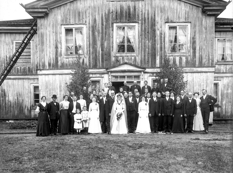 Bröllop hos Holmlunds i Leduåfors
