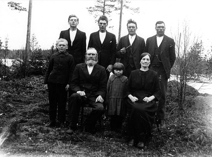 Olov Edlund med familj.