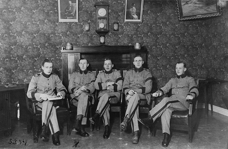 1910-talet. Gruppbild från Norrbottens Regement...