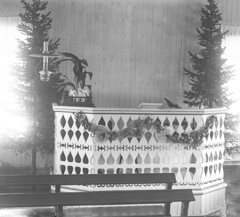 Altaret från en kyrka.