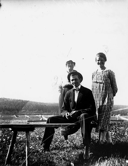 Svea Nordström, Axel Nordström och Frida Granberg.