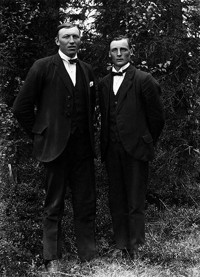 Gunnar Dahlberg och Alfred Bergkvist, Skansholm.