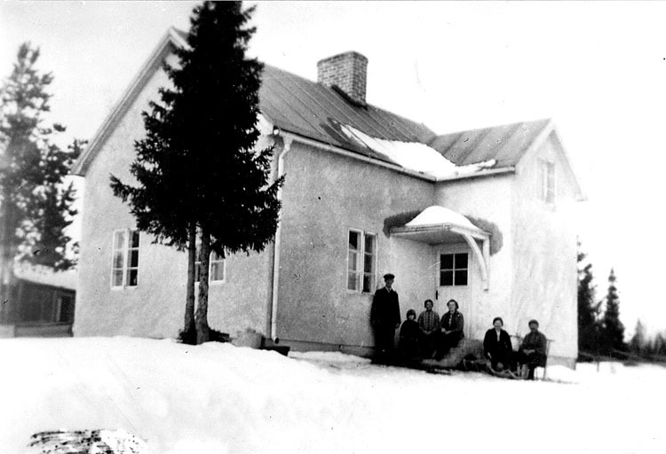 Anton Lundbergs gård, omkring 1938 sista året d...