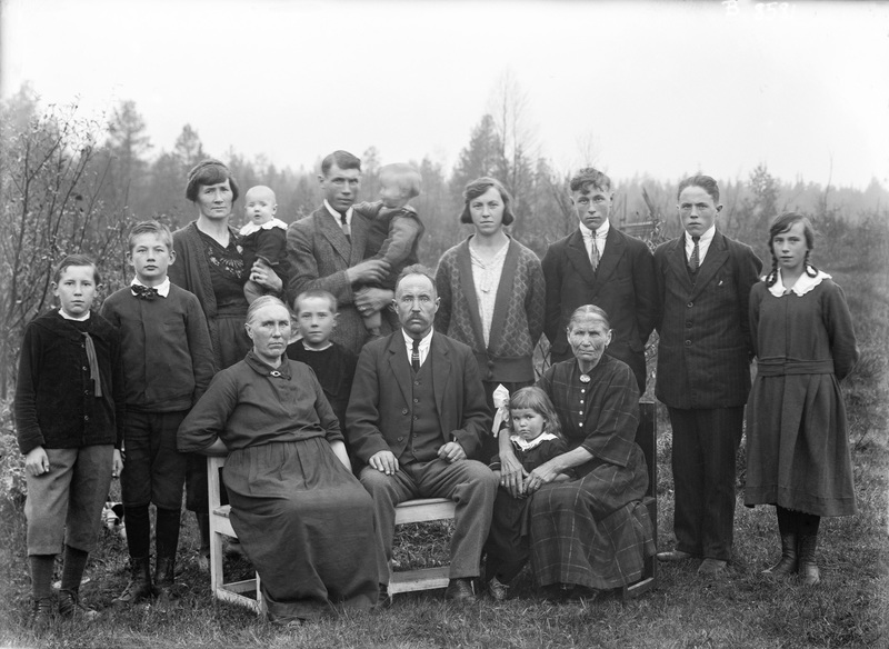 Emil Holmgrens familj i Sorsele. Gustav, Gustav...
