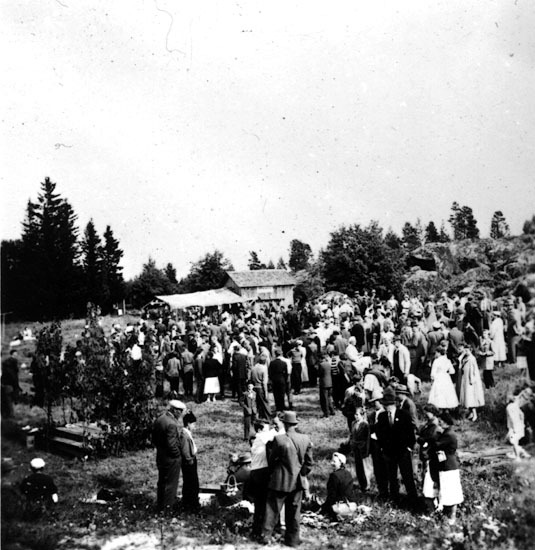 JUF:s sommarfest vid Prästskäret,1955.