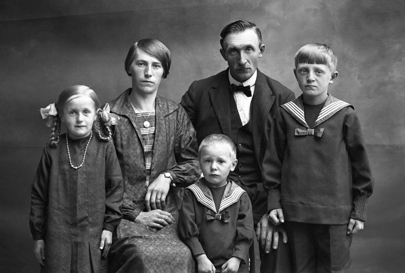 Oskar Ågren med familj Hörnsjö.
