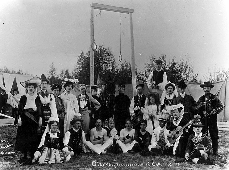 Cirkus. Idrottsfesten på Öhn 10/6 1906.