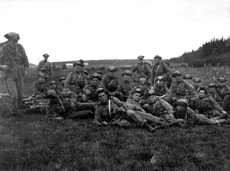 Soldater från I 20,  Umeå.