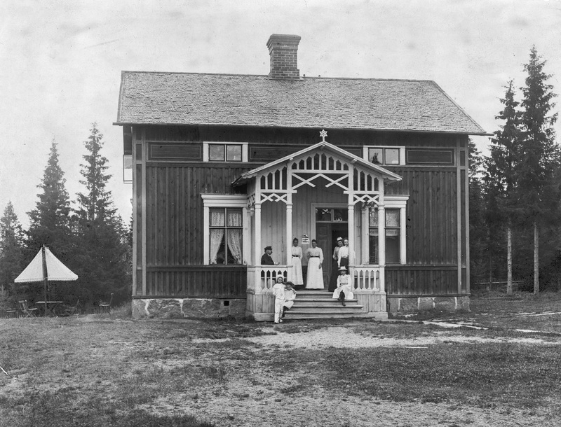 Bredvik 1908. Faktor Edvard Burströms bostad,  ...