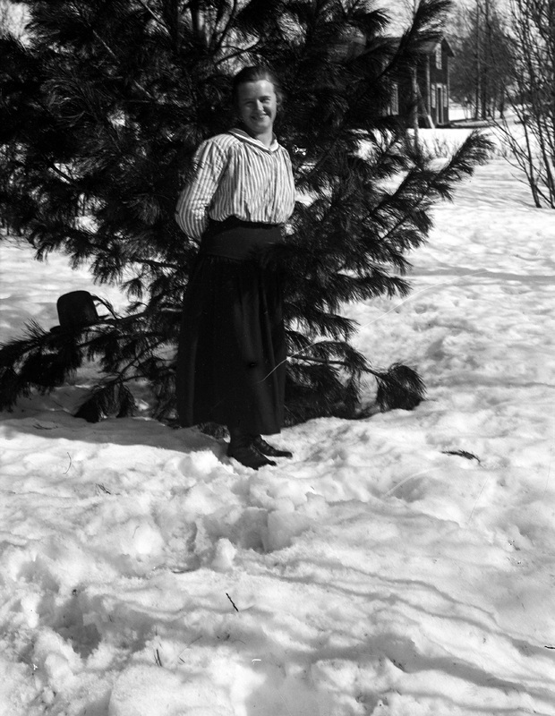Hanna Sandberg. Sunnanå omkring 1910-1915.