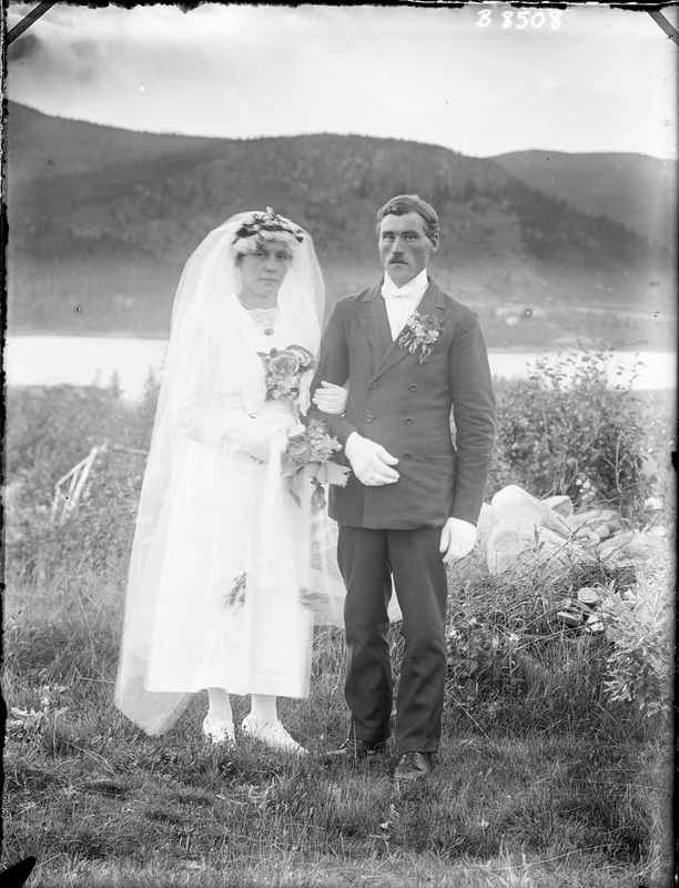 Gustav Karlsson med fru Olga född Norberg.
