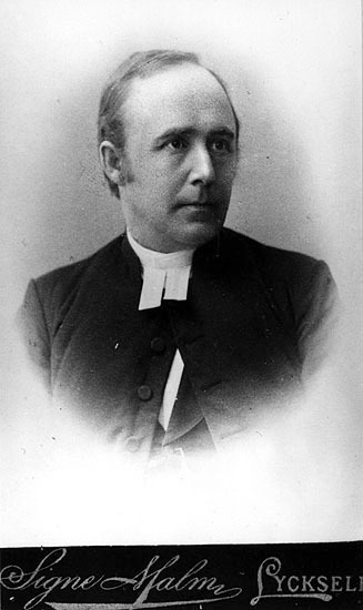 Kyrkoherden Seth Nikolaus Sundelin.