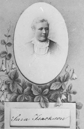 Sara Kajsa Isaksdotter, född den 27 augusti 187...
