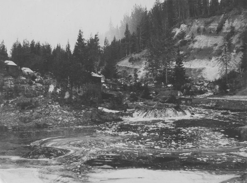 Qvarnbäcken vid Granö. 3 juni 1899.