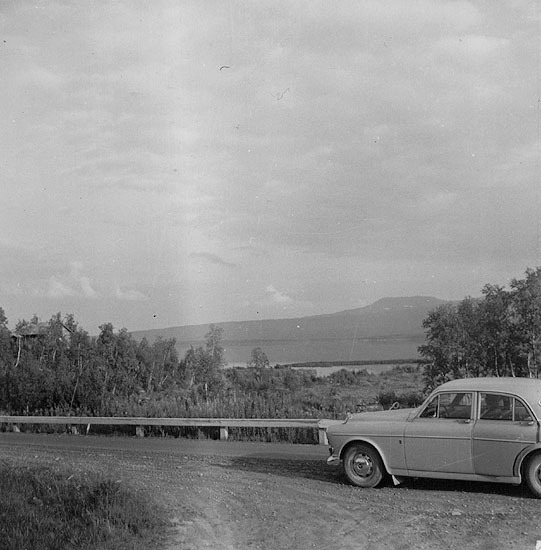 Från Klimpfjäll. Fiskonklimpen i bakgrunden, 1965.