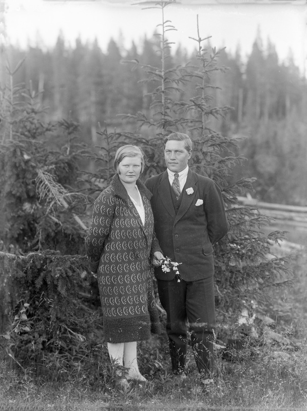 Syskonen Elly Sjöström, gift Asplund och Tycko ...