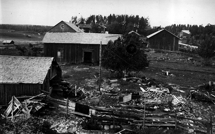 Albin Anderssons gård 1942.
