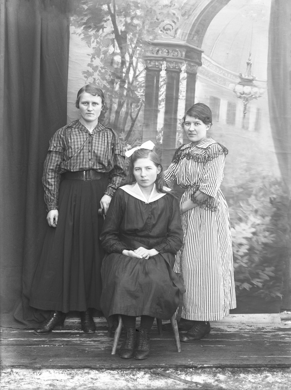 Från vänster: Augusta Brändström, Luspebacken, ...