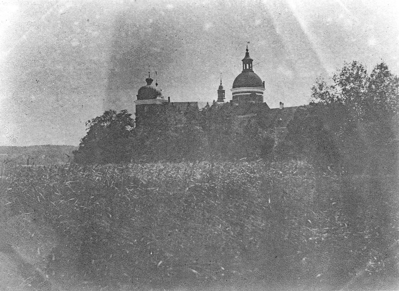 Gripsholms slott från Mariefred. 8 juli 1899