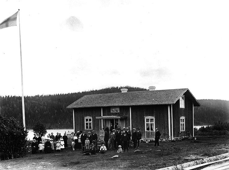 Maria Isakssons 75-årsfest den 16/6 1921. Bilde...