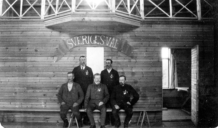 Styrelsen i Stensele skytteförening 1905-06.