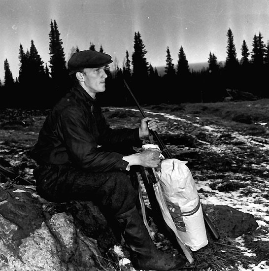 Rolf Åström, Blaikliden 1956, då väg ej fanns t...