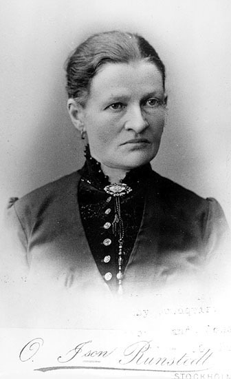 Fru Kollberg, född Nydahl.
