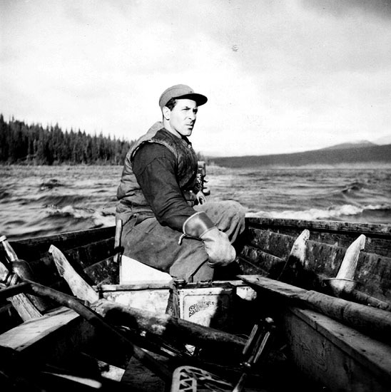 Postförare på Kultsjö, 1944.