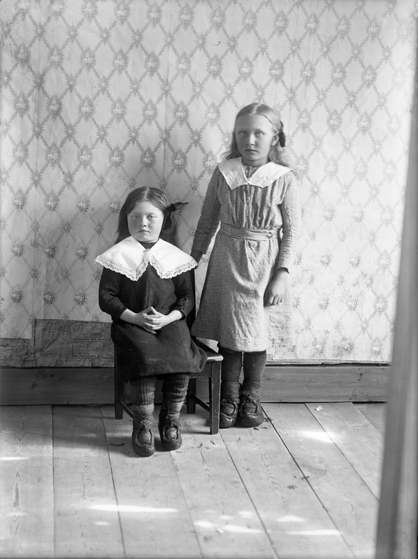 Från vänster: Dagmar Grundström och Hildegard S...