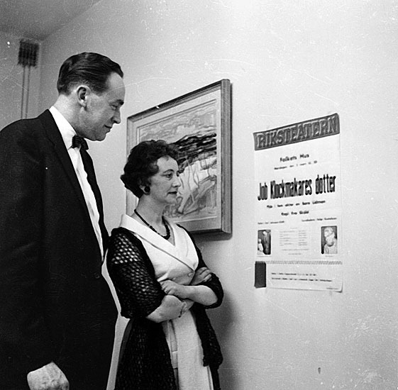 Teaterafton i Vilhelmina, 1958.  Martin och Kar...