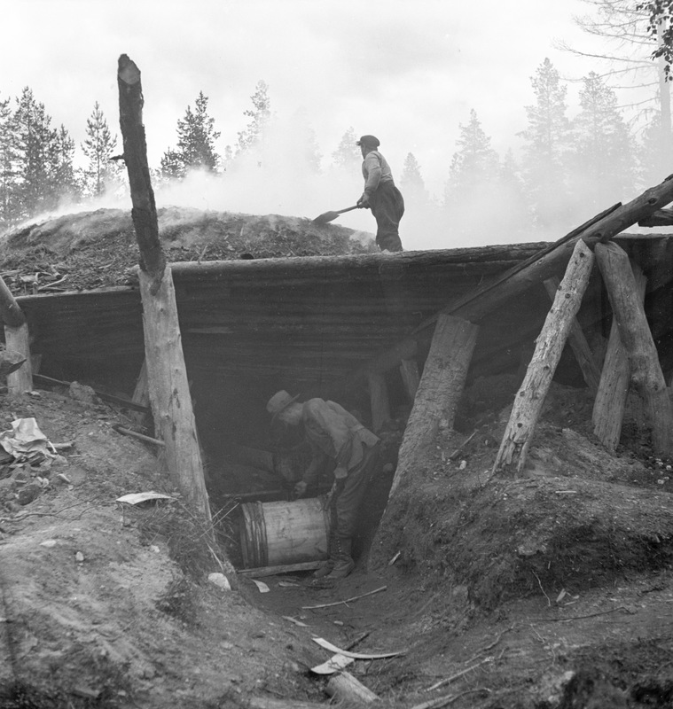 Tjärdal, Hjukensjöns östra sida, Åmsele 1936