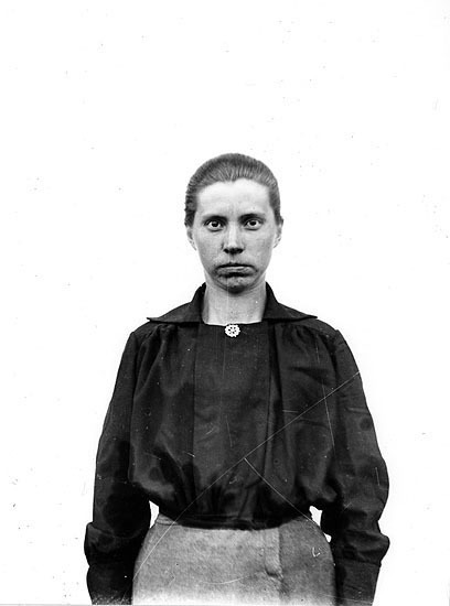 Rebecka Olofsson, Gottland. Bilden tagen 1922.