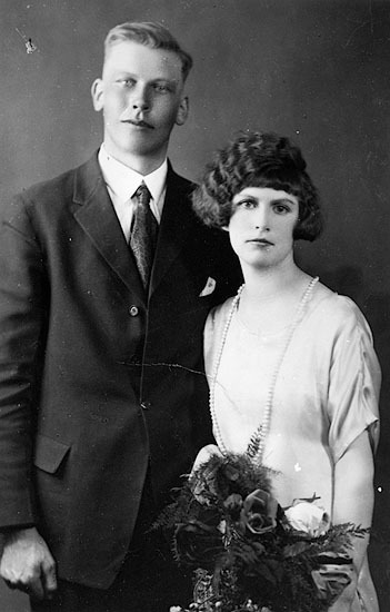 Johannes Granqvist och hans hustru Jenny. Son t...