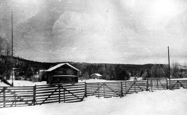 Jonas Perssons gård 1947. Häbbre, kök och bastu.