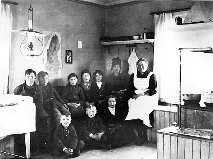 Vinterskola i Karlsgård - Lycksele 1922.