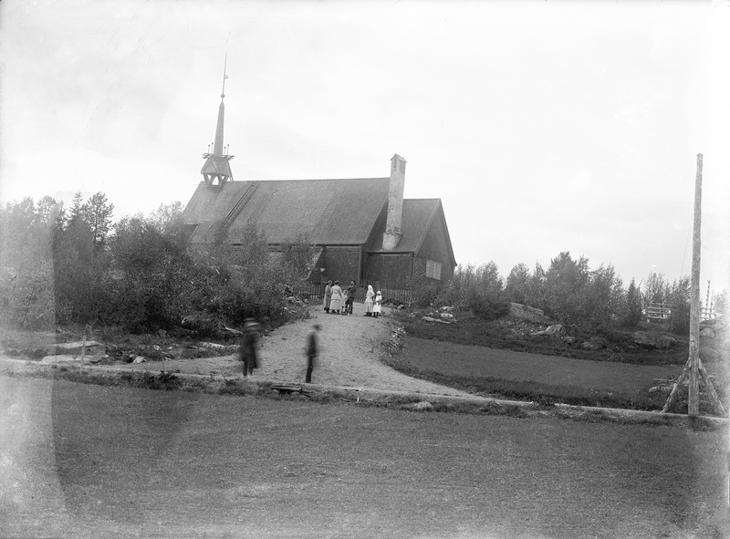 Kyrkan i Ammarnäs.