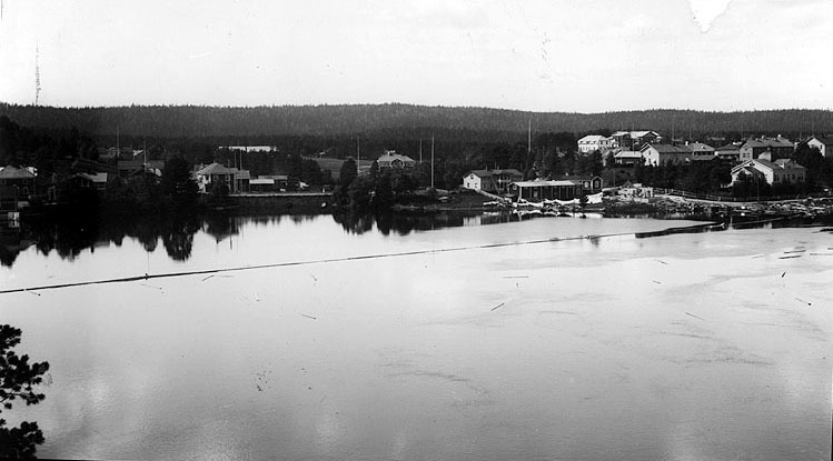 Utsikt från Korpberget på 20 - talet.