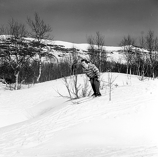 Rakel Lindgren-Degerfelt, påsken 1960.