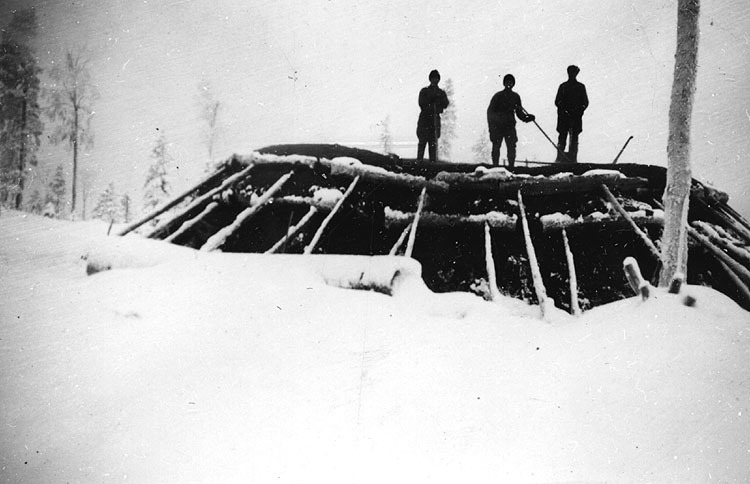 Kolning 1937 i Ytterklippen.
