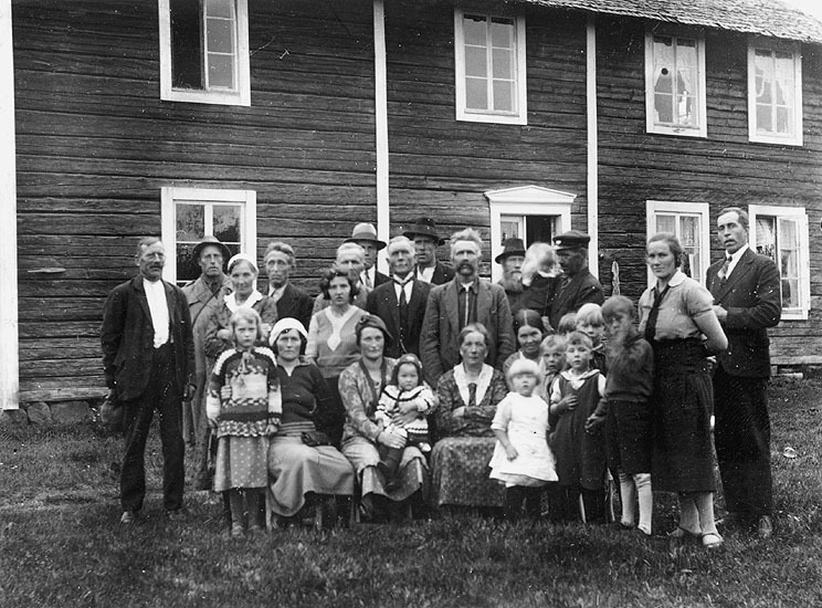 Släkten Stenmark i Gränsgård, 1920-talet.