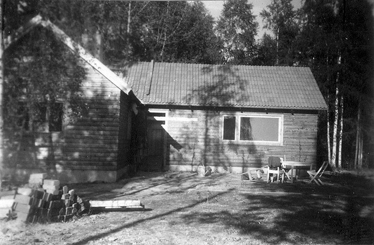 Hanna och Ture Sjöbergs villa i Bjurholm.