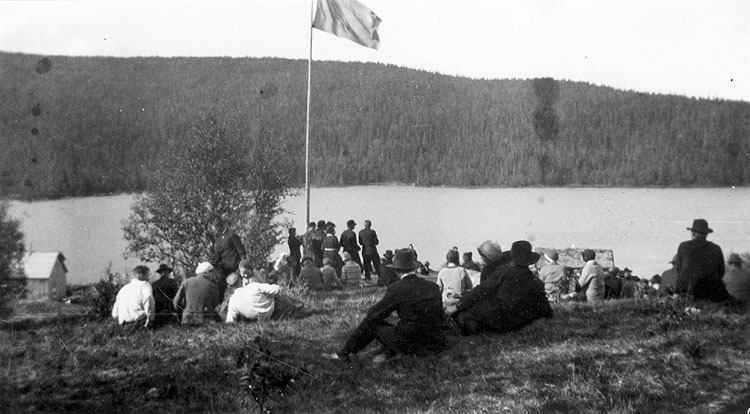 Gudstjänst 1934 i Fatmomakke.