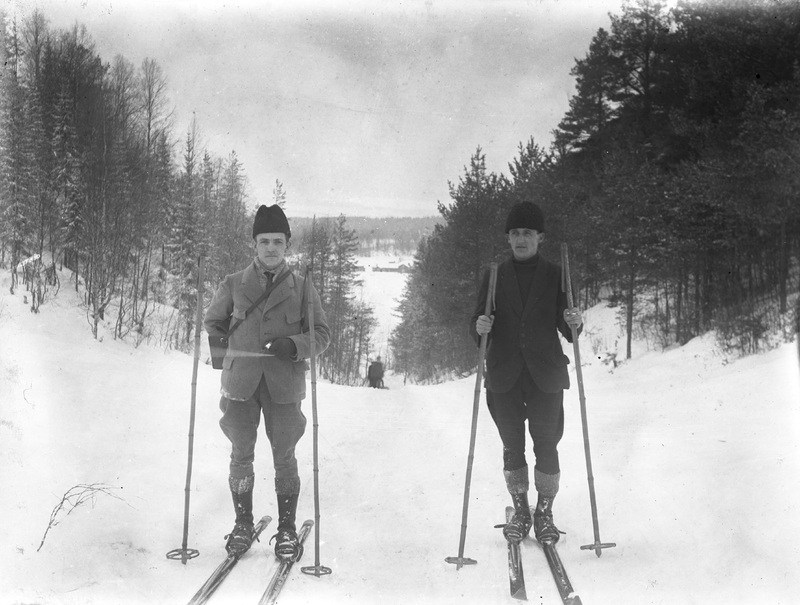 E. Norman och R. Lundström februari 1921