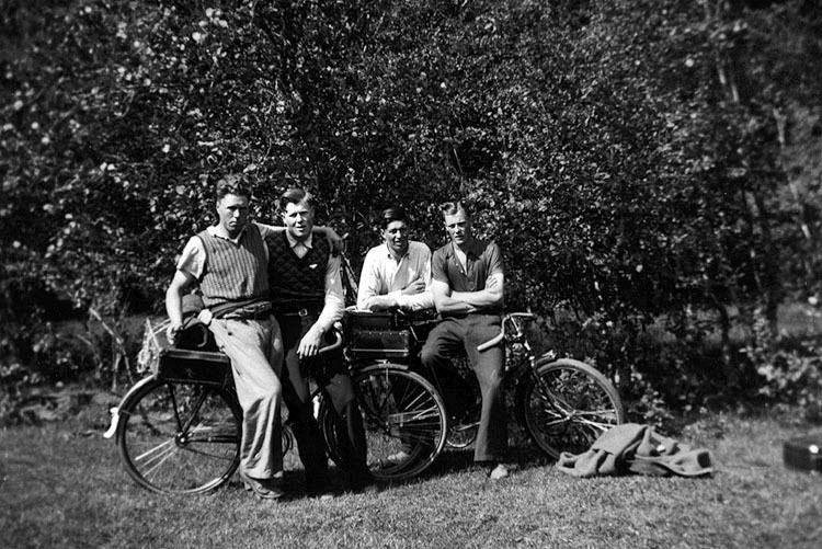 Cykelcamping till Norge 1938.