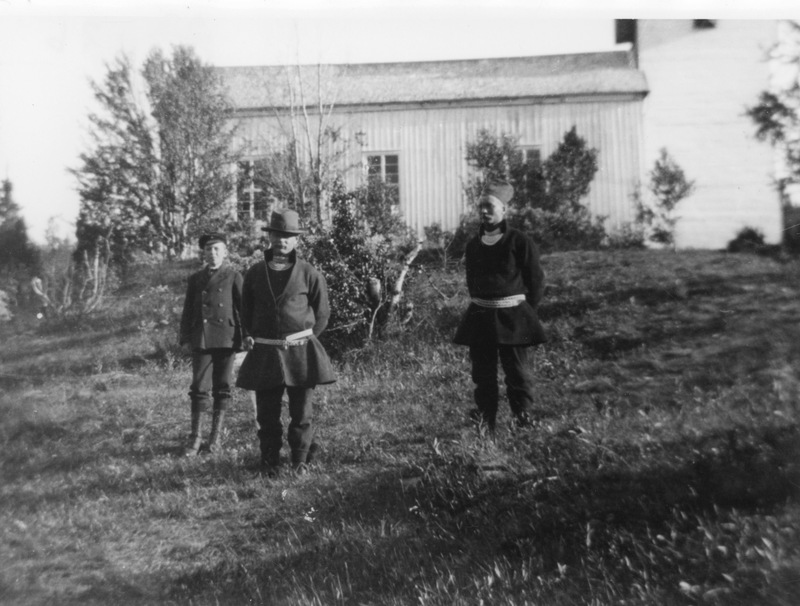 Fatmomakke juli 1917. Kyrkvärd Axel Larsson.