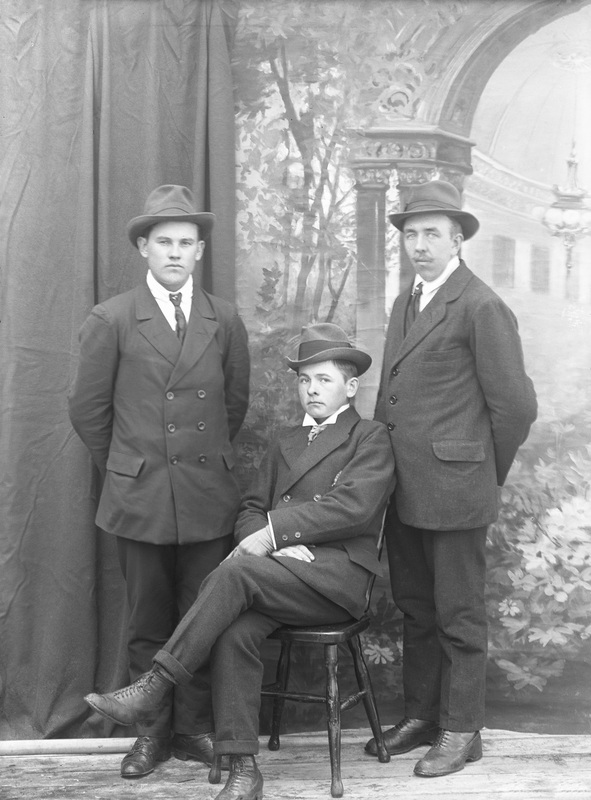 Från vänster: Ebert Johansson, Karl Eriksson oc...