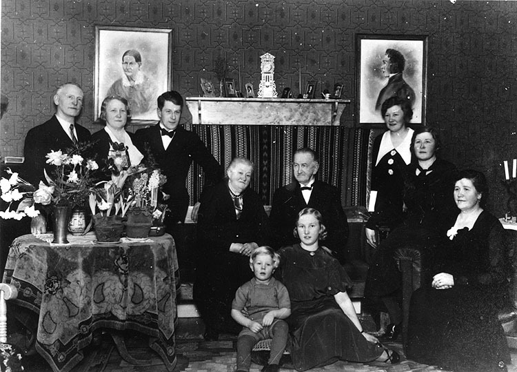 Familjen Westerlund 1936. Gunnar, Inez, Fredrik...