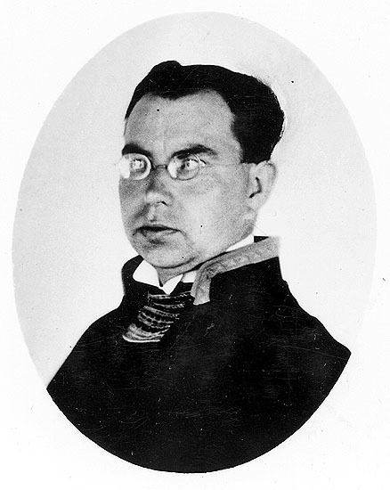 Predikanten Gustav Lundgren i lappdräkt.
