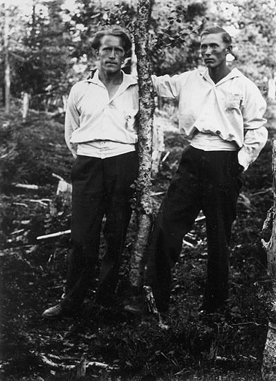 Arvid Höglander och Karl Hedman, 1920-tal.