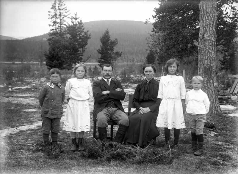 Familjen Ludvig Grundström, Ammarnäs.